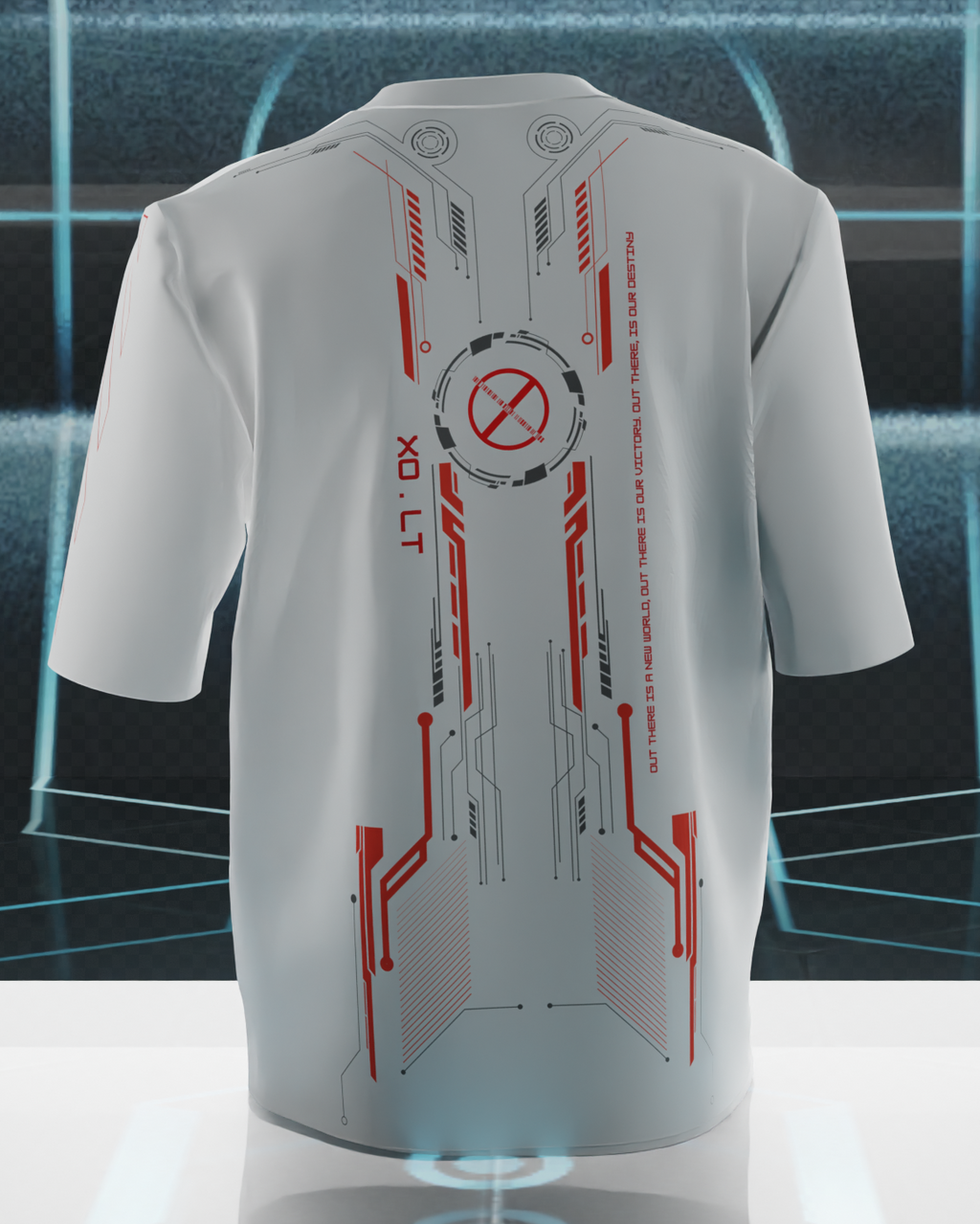 Punkstar Oversized T-shirt (Digital White)