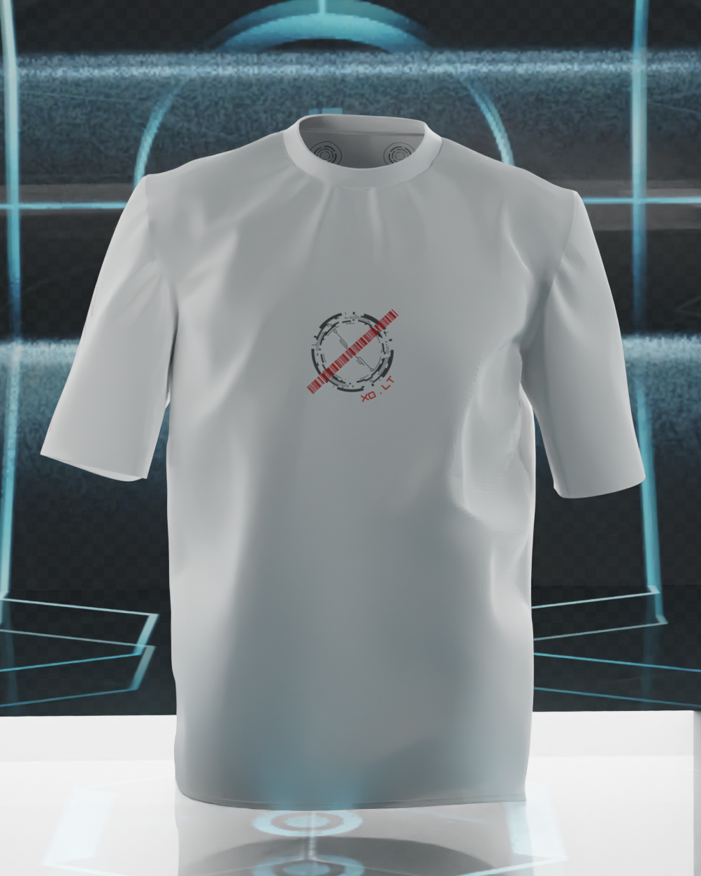 Punkstar Oversized T-shirt (Digital White)