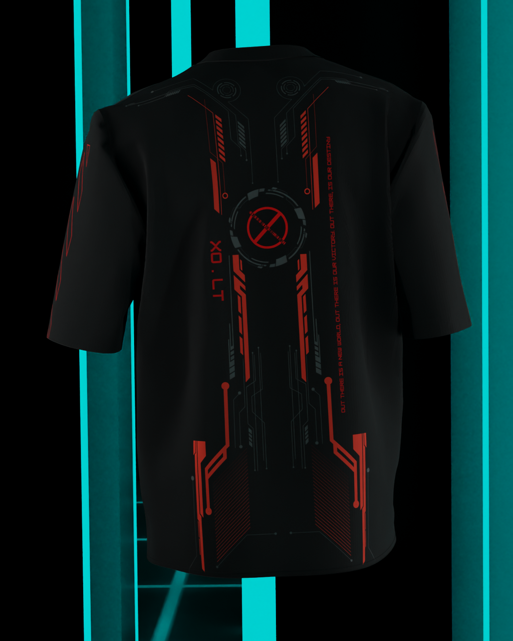Punkstar Oversized T-shirt (Midnight Black)