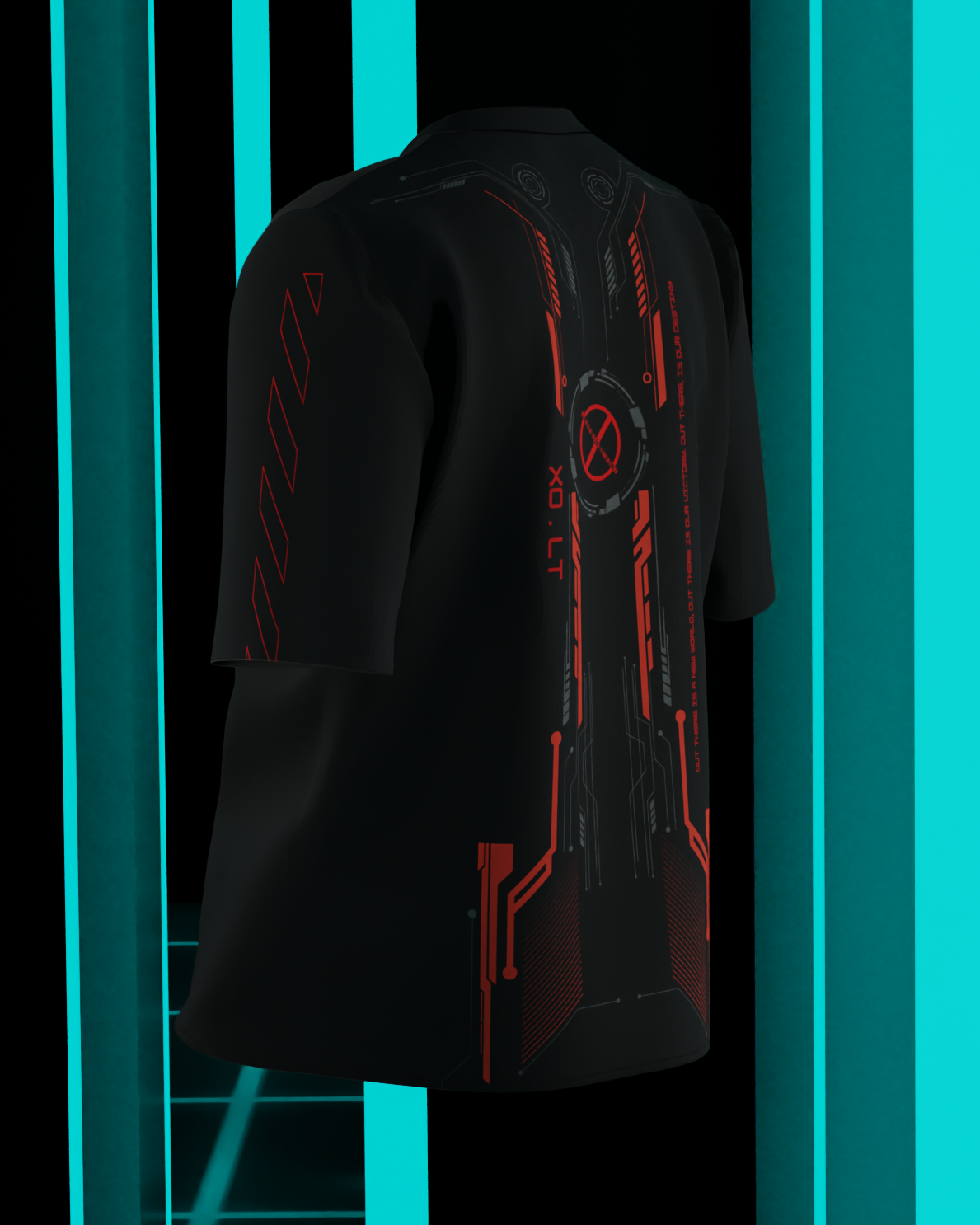 Punkstar Oversized T-shirt (Midnight Black)
