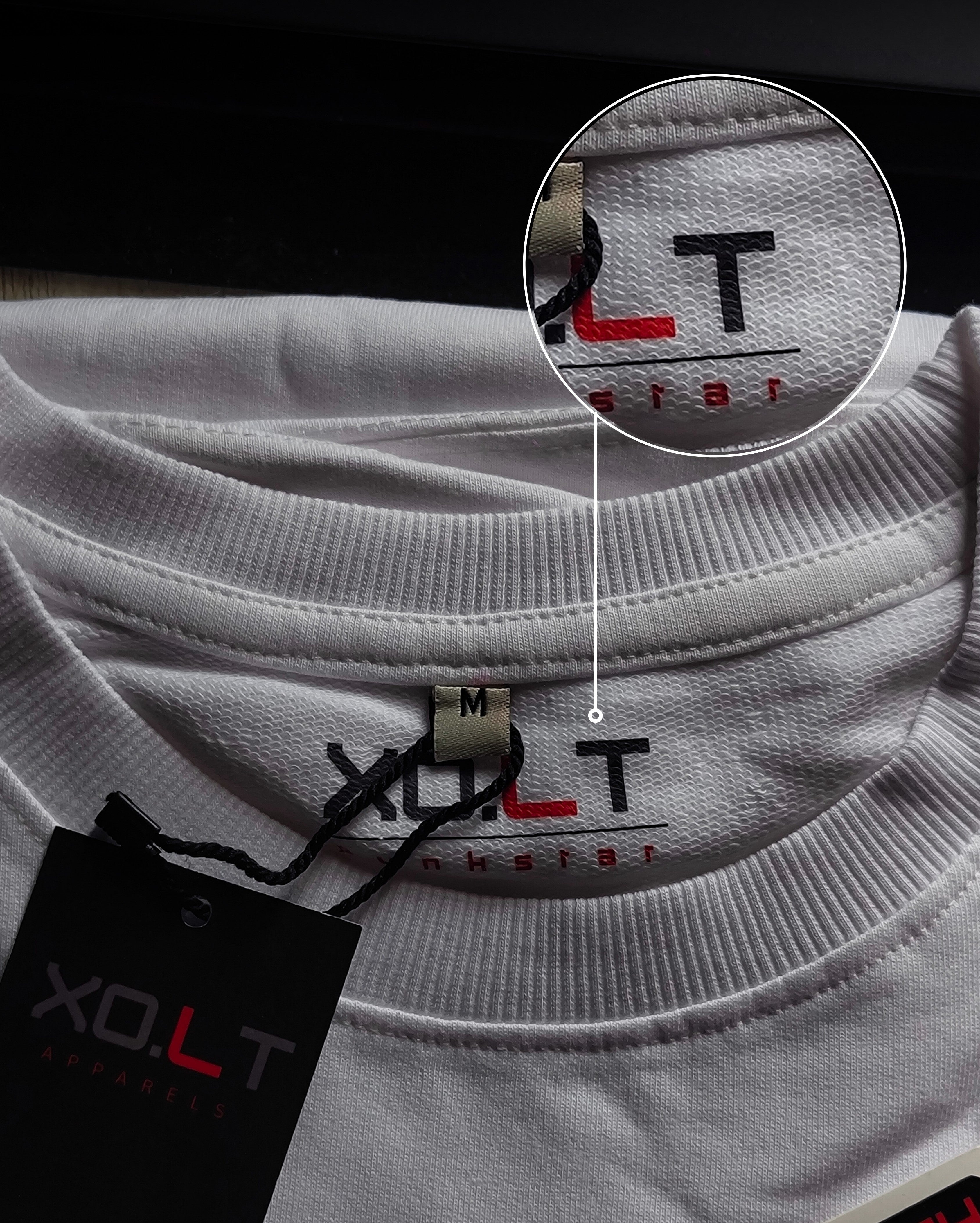 XO.LT Punkstar Oversized T-shirt (Digital White)